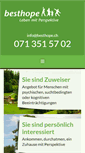 Mobile Screenshot of besthope.ch